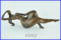 Statue Sculpture Danseuse Sexy Pin-up Style Art Deco Style Art Nouveau Bronze ma