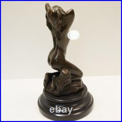 Statue Sculpture Danseuse Sexy Pin-up Style Art Deco Style Art Nouveau Bronze ma