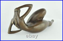 Statue Sculpture Danseuse Sexy Pin-up Style Art Deco Style Art Nouveau Bronze ma