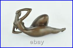 Statue Sculpture Danseuse Sexy Pin-up Style Art Deco Style Art Nouveau Bronze ma