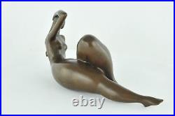 Statue Sculpture Danseuse Sexy Pin-up Style Art Deco Style Art Nouveau Bronze ma