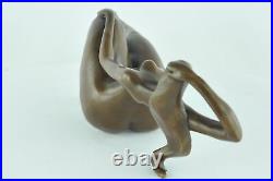 Statue Sculpture Danseuse Sexy Pin-up Style Art Deco Style Art Nouveau Bronze ma