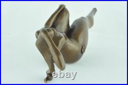 Statue Sculpture Danseuse Sexy Pin-up Style Art Deco Style Art Nouveau Bronze ma