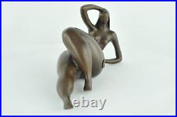 Statue Sculpture Danseuse Sexy Pin-up Style Art Deco Style Art Nouveau Bronze ma