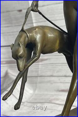 Statue Sculpture Diane Chasseresse Art Déco Style Nouveau Bronze'Lost' Cire