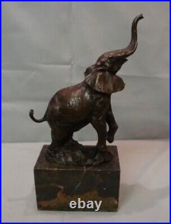 Statue Sculpture Elephant Animalier Style Art Deco Style Art Nouveau Bronze mass