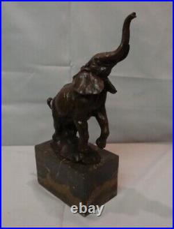 Statue Sculpture Elephant Animalier Style Art Deco Style Art Nouveau Bronze mass