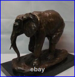 Statue Sculpture Elephant Animalier Style Art Deco Style Art Nouveau Bronze mass