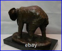 Statue Sculpture Elephant Animalier Style Art Deco Style Art Nouveau Bronze mass