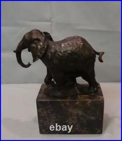 Statue Sculpture Elephant Animalier Style Art Deco Style Art Nouveau Bronze mass