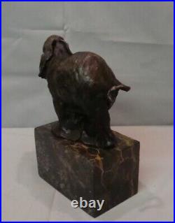 Statue Sculpture Elephant Animalier Style Art Deco Style Art Nouveau Bronze mass