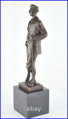 Statue Sculpture Golfeur Golf Style Art Deco Style Art Nouveau Bronze massif Sig