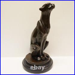 Statue Sculpture Guepard Animalier Style Art Deco Style Art Nouveau Bronze massi