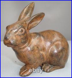 Statue Sculpture Lapin Lievre Animalier Chasse Style Art Deco Style Art Nouveau