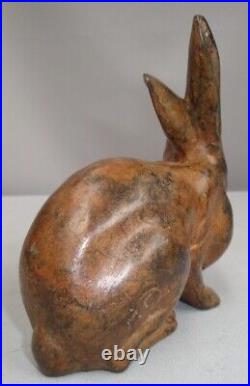 Statue Sculpture Lapin Lievre Animalier Chasse Style Art Deco Style Art Nouveau