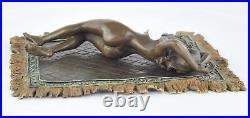 Statue Sculpture Nymphe Sexy Style Art Deco Style Art Nouveau Bronze massif Sign