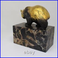 Statue Sculpture Panda Animalier Style Art Deco Style Art Nouveau Bronze massif