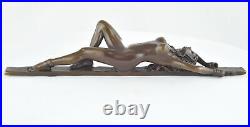 Statue Sculpture Pin-up Sexy Style Art Deco Style Art Nouveau Bronze massif Sign