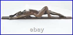 Statue Sculpture Pin-up Sexy Style Art Deco Style Art Nouveau Bronze massif Sign