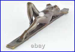 Statue Sculpture Pin-up Sexy Style Art Deco Style Art Nouveau Bronze massif Sign