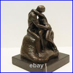 Statue Sculpture Romeo et Juliette Sexy Style Art Deco Style Art Nouveau Bronze