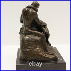 Statue Sculpture Romeo et Juliette Sexy Style Art Deco Style Art Nouveau Bronze