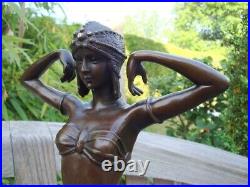 Statue Sculpture Scarabee Danseuse Nue Sexy Style Art Deco Style Art Nouveau Bro