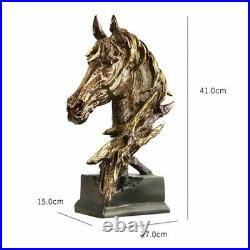 Statue statuette art moderne cheval hauteur 41 cm