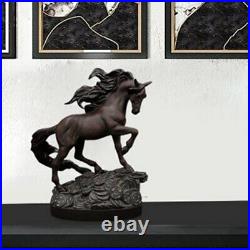 Statue statuette decoration cheval hauteur 24 cm