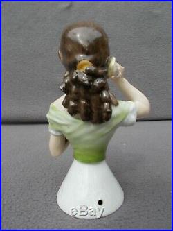 Statuette femme demi figurine GOEBEL 4 en porcelaine half doll sculpture antique