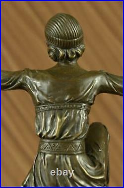Style Art Nouveau Fonte Fait Gypsy Danseuse Bronze Masterpiece Superbe Statuette