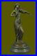 Style-Art-Nouveau-Fonte-Femelle-Violon-Lecteur-Bronze-Sculpture-Marbre-Base-01-jv