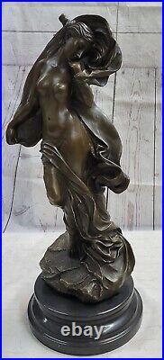 Style Art Nouveau, Signée Pittaluga Alice, Bronze Figurine Statue Décor
