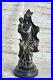 Style-Art-Nouveau-Statue-Sculpture-Mere-Mary-Jesus-Christ-Deco-Bronze-01-gs