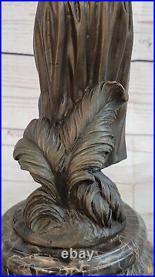 Style Art Nouveau Turc Princesse Fonte Bureau à Domicile Décor Bronze Statue