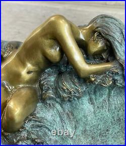 Superbe, J. Itasse, Bronze, Figurine Ou Sculpture, Plat Art Déco Nouveau Cadeau
