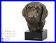 Teckel-a-poil-dur-statue-miniature-buste-de-chien-edition-limitee-Art-Dog-FR-01-xbf