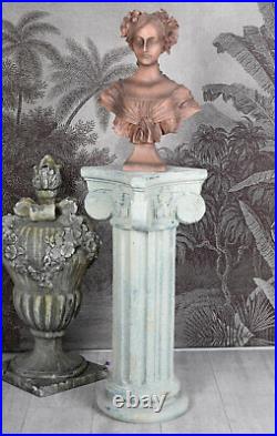 Tête D'une Femme Buste Figurine Art Nouveau Décorative Nymphe de 48cm Fille