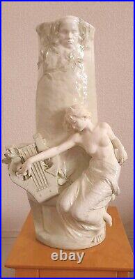 Vase Sculpture Art Nouveau Goldscheider