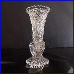 Vase verre dessin sculpture art nouveau déco design XXe fait main PN France