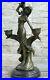 Victorien-Or-Dore-Bronze-Style-Art-Nouveau-Style-Chandelier-Bougeoir-Sculpture-01-jb