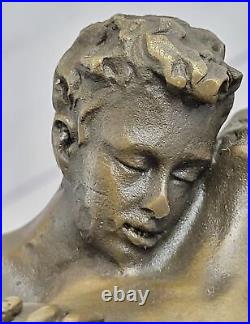 Vienne Érotique Bronze Sculpture Figurine Style Art Nouveau Affaire Ouvre Cadeau