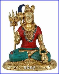 Whitewhale Lord Shiva Laiton Statue Idol Sculpture Dieu Hindou Shiv Figurine